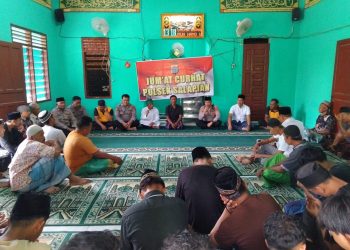 Serap Aspirasi Warga, Polsek Salapian Gelar Jumat Curhat di Desa Naman Jahe