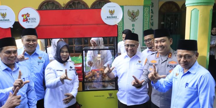 Kapolres Langkat Hadiri Launching Z-Chicken BAZNAS, Wujud Dukungan Polri terhadap Pemberdayaan Ekonomi Masyarakat