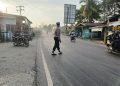 Polsek Besitang Hadir di Pagi Hari, Strong Point Wujud Pelayanan untuk Kelancaran Aktivitas Masyarakat