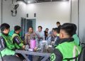 Kapolres Langkat Silaturahmi dengan Pengemudi Ojek Online, Ajak Jaga Kamtibmas Jelang HUT RI