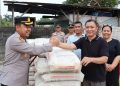 Kapolres Langkat Salurkan Bantuan Material untuk Pembangunan Gereja