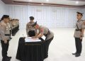 Kapolres Langkat Pimpin Sertijab Kabag Sdm, Kasat dan Kapolsek 