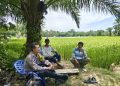 Bhabinkamtibmas Sambangi Warga Damar Condong, Bahas Kamtibmas hingga Antisipasi Bencana