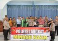 Polres Langkat Gelar Minggu Kasih, Ajak Jemaat GKI Bersama Jaga Kamtibmas dan Waspadai Kejahatan Siber