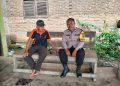 Bhabinkamtibmas Polsek Secanggang Sambangi Warga, Jaga Komunikasi dan Kamtibmas