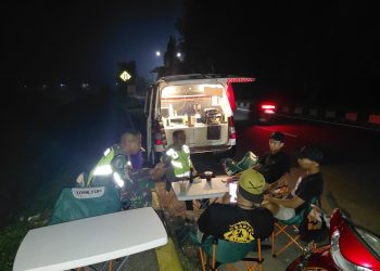 Bukan Tempat Tawuran, Gerbang Tol Kwala Bingai Jadi Titik Edukasi Polisi untuk Remaja