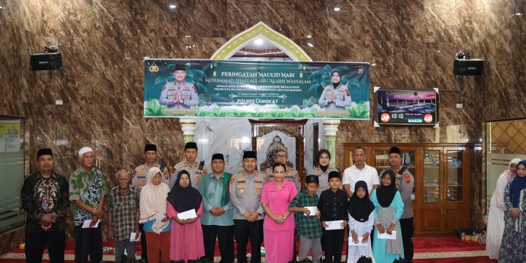 Polres Langkat jadikan Maulid Nabi momentum perkuat integritas personel