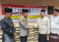 Kapolres Langkat Salurkan Bantuan Material untuk Pembangunan Mesjid Al- Ikhlas