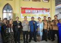 Kapolres Langkat Salurkan Bantuan Material Untuk Pembangunan Gereja HKBP Bukit Mas Besitang