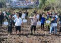 Polres Langkat Dukung Penanaman Mangrove, Perkuat Sinergi TNI-Polri dan Kepedulian Lingkungan