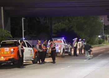 Dengan Patroli, Polres Langkat Jaga Kamtibmas Saat Malam Hari