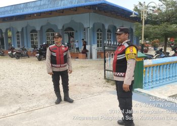 Jumat Khusyuk, Polisi Hadir Jaga Keamanan Jamaah di Masjid Taqwa Muhammadiyah