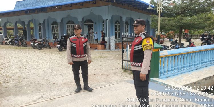 Jumat Khusyuk, Polisi Hadir Jaga Keamanan Jamaah di Masjid Taqwa Muhammadiyah