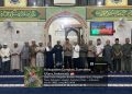 Rangkul Jamaah Sejak Fajar, Polsek Pangkalan Susu Gelar ‘Subuh Keliling’ dan Sosialisasi Call Center 110 di Masjid Amanah