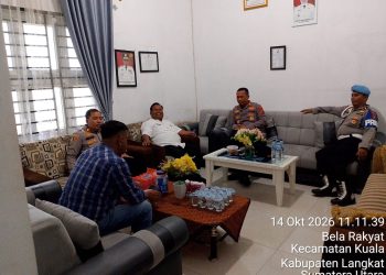 Sinergitas Tiga Pilar: Kapolsek Kuala Baru Bertatap Muka Langsung Bersama Danramil dan Camat