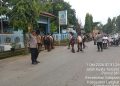 Strong Point Pagi di Depan Yayasan Swakarya, Polisi Ingatkan Pelajar Utamakan Keselamatan