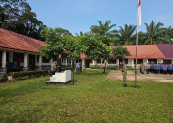 Kapolsek Bahorok Pimpin Upacara Hari Kesaktian Pancasila di SMK/SMA Pemda Bahorok