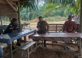 Sambangi Warga di Limau Mungkur, Bhabinkamtibmas Pematang Jaya Buka Ruang Aspirasi