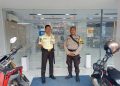 Sambangi Satpam BRI Kuala, Bhabinkamtibmas Ingatkan Waspada 3C dan Hoaks