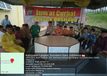 Jumat Curhat di Masjid Raya Besitang, Polisi Dengarkan Aspirasi Warga
