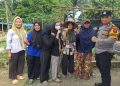 Sambangi Petani, Bhabinkamtibmas Stabat Ajak Warga Rawat Kerukunan