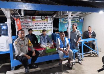 Cek Pos Kamling, Bhabinkamtibmas Padang Tualang Ajak Warga Perkuat Keamanan Lingkungan