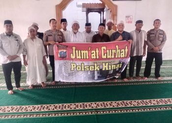 Jumat Curhat di Hinai, Polsek Hinai Ajak Warga Bersama Jaga Kamtibmas