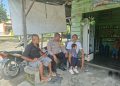 Polisi Bersama Masyarakat, Bhabinkamtibmas Salapian Ajak Warga Minta Kasih Waspada Kejahatan dan Bencana