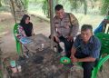 Polisi Bersama Masyarakat, Bhabinkamtibmas Polsek Hinai Ajak Warga Waspada Kejahatan dan Jauhi Judi Online
