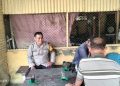 Polisi Bersama Masyarakat, Bhabinkamtibmas Polsek Stabat Ajak Warga Waspada Kejahatan dan Bencana