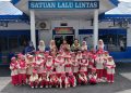Polisi Sahabat Anak, Sat Lantas Polres Langkat Ajak Anak Belajar dan Bermain Bersama