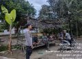 Sambang Warga, Bhabinkamtibmas Polsek Padang Tualang Ajak Masyarakat Aktifkan Kembali Satkamling