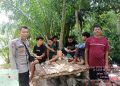 Sambangi Remaja Desa Limau Mungkur, Bhabinkamtibmas Polsek Pangkalan Susu Ajak Jaga Kamtibmas