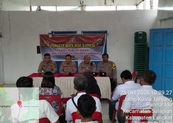Kapolsek Salapian Ajak Warga Naman Jahe Jaga Kamtibmas dan Cegah Kenakalan Remaja