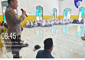 Cegah Tawuran dan Kenakalan Remaja, Kapolsek Kuala Gelar Program Polisi Peduli Pendidikan di Bela Rakyat