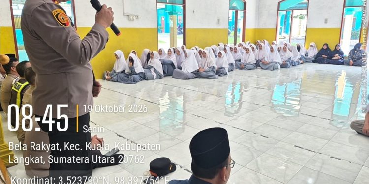 Cegah Tawuran dan Kenakalan Remaja, Kapolsek Kuala Gelar Program Polisi Peduli Pendidikan di Bela Rakyat