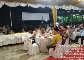 Sukseskan Syiar Islam, Polsek Babalan Hadiri dan Kawal Penutupan MTQ ke-59 Kecamatan Babalan