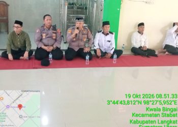 Implementasi Program Quick Wins Kapolri, Kapolsek Stabat Edukasi Santri Ulumul Qur’an Bebas Bullying